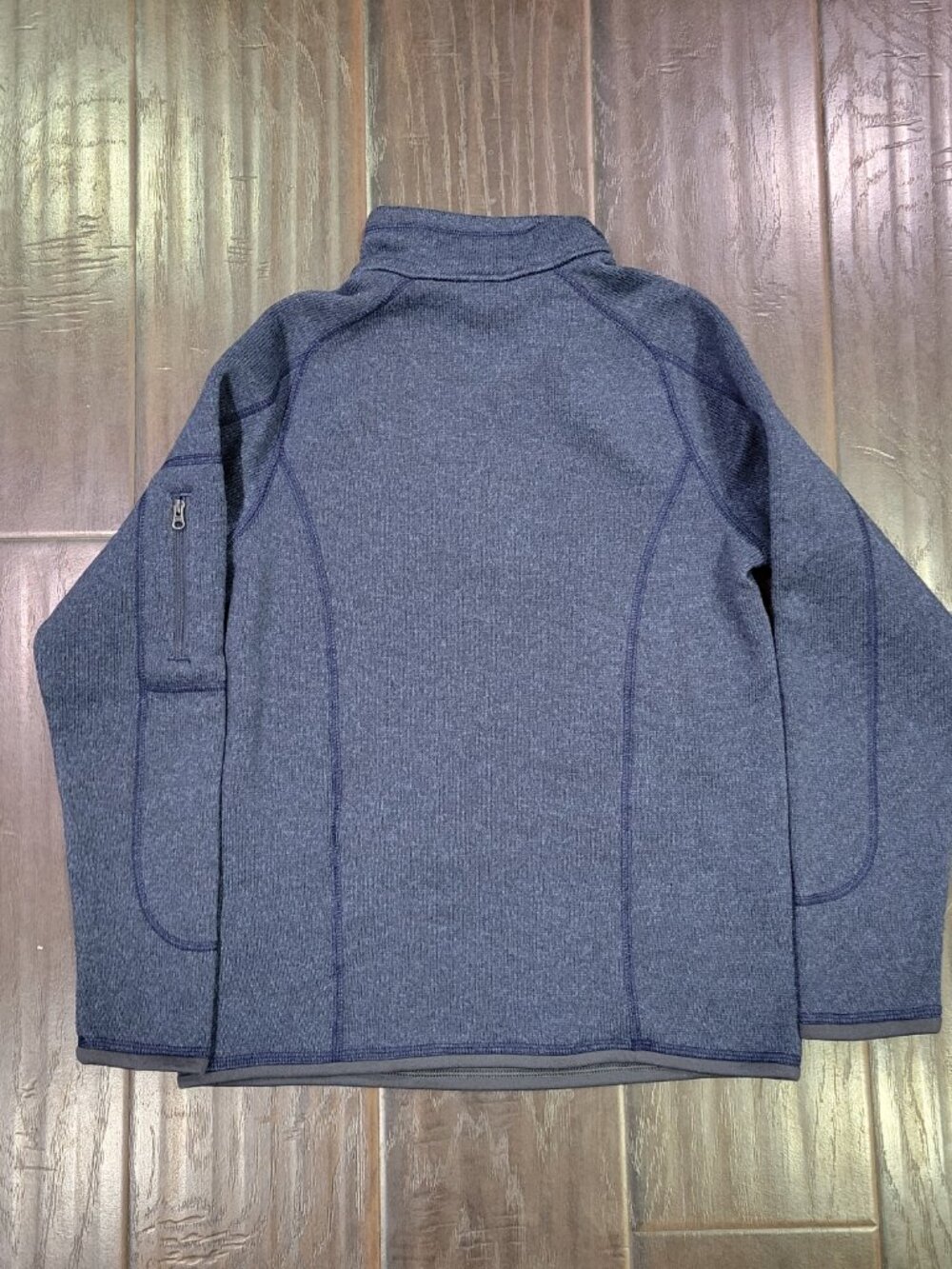 Patagonia Better Sweater Youth Size Large 12 Blue Pullover Jacket 1/4 Zip - Picture 4 of 5
